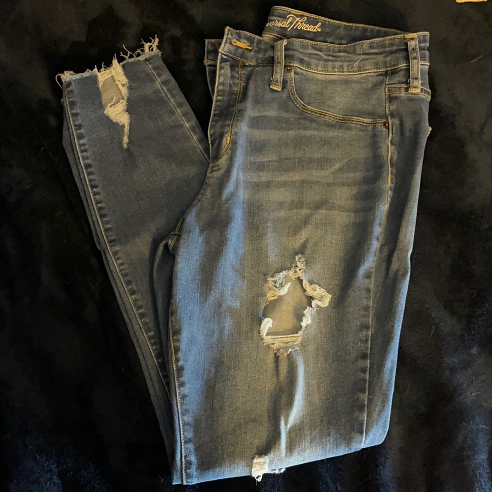 Distressed Jeans